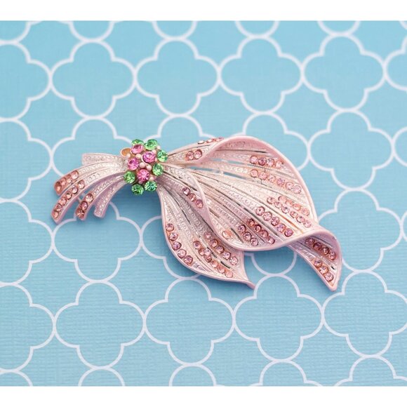 Vintage Floral Bouquet Wrap Brooch - R2 - Picture 1 of 2